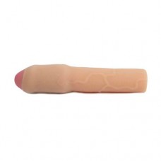 Cyberskin Uncut Penis Extension Xtra Thick Flesh 7.75 Inch