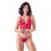 Cottelli Red Lace Bra And String