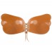 Flesh Coloured Adhesive Bra With Lacing