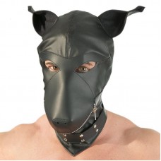 Imitation Leather Dog Mask