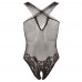 Lace Body Suit With Open Crotch