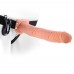 Fetish Fantasy Series 11 Inch Vibrating Hollow Strap On Flesh