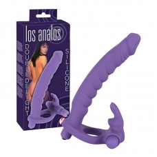 Los Analos Double Delight Vibrating Dildo And Cockring