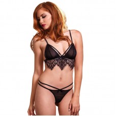 Leg Avenue Chantilly Matching Bra Set UK 8 to 14