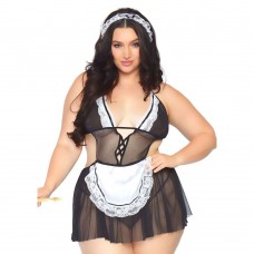 Leg Avenue Roleplay Fantasy French Maid Plus Size UK 18 to 22