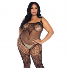 Leg Avenue Lace and Net Body Stocking UK 18 to 22