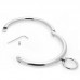 Ladies Rolled Steel Collar With Ring