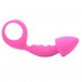 Pink Silicone Curved Comfort Butt Plug