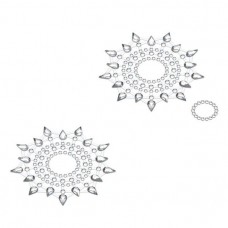 Petits Joujoux Gloria Silver Nipple And Belly Button Pasties