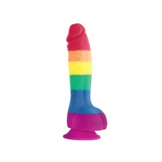 Colours Pride Edition 6 Inch Realistic Silicone Dildo With Balls