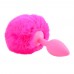 Neon Pink Bunny Tail Mini Butt Plug