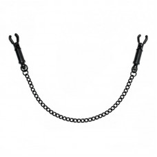 Black Metal Adjustable Nipple Clamps With Chain