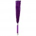 Purple Suede Flogger With Glass Handle And Crystal