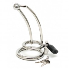 Chastity Penis Lock Curved With Urethral Tube