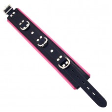 Rouge Garments Black And Pink Padded Collar