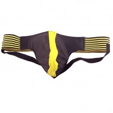 Rouge Garments Jock Black And Yellow