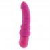 Power Stud Curvy Vibrator Waterproof Pink 6.75 Inch